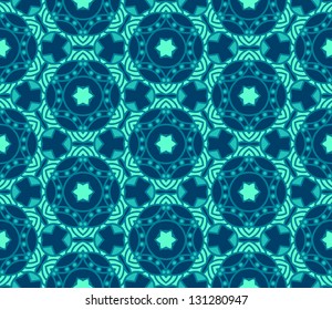 Seamless colorful retro pattern background, vector illustration