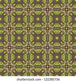 Seamless colorful retro pattern background