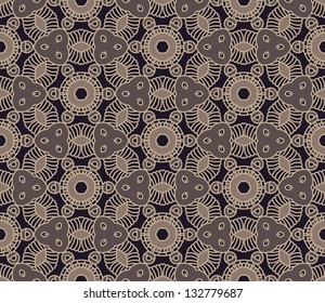 Seamless colorful retro pattern background