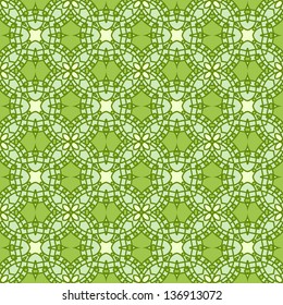 Seamless Colorful Retro Pattern Background, Vector Illustration