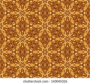 Seamless Colorful Retro Pattern Background, Vector Illustration