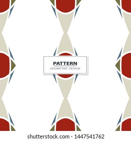 Seamless colorful retro pattern background, vector illustration