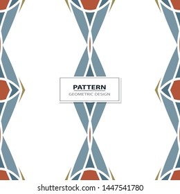 Seamless colorful retro pattern background, vector illustration