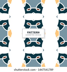 Seamless colorful retro pattern background, vector illustration