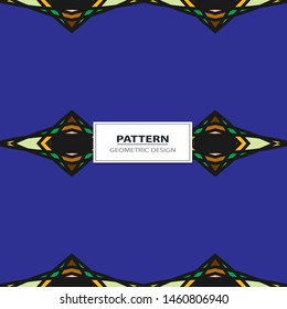 Seamless colorful retro pattern background, vector illustration