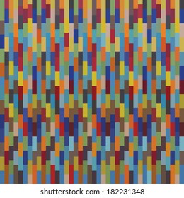 Seamless colorful square pattern mosaics background