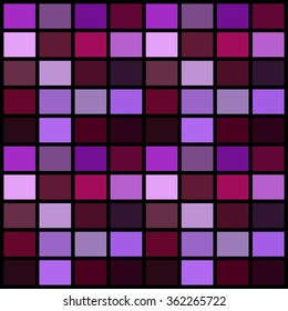 Seamless colorful square tiles pattern