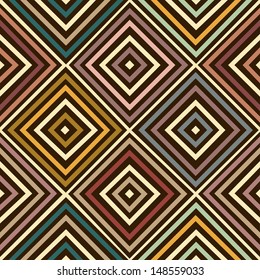 Seamless colorful squares  pattern
