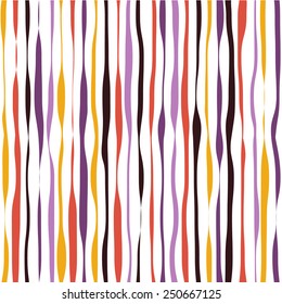 Seamless colorful striped background. Vector illustration