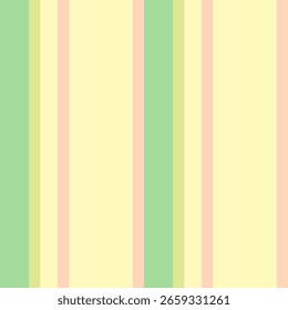 Ein nahtloses buntes Streifenmuster mit lebendigen Regenbogenlinien in einem modernen und verspielten Layout. Perfekt für Stoff, Umschlagpapier, Hintergründe, Digitaldrucke und trendige Markendarstellung.