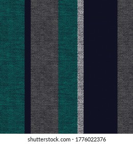 Seamless Colorful Stripes Pattern On Fabric Textures