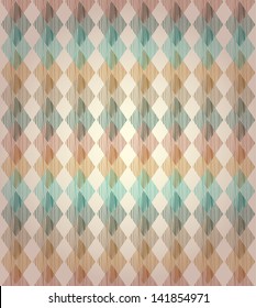 Seamless colorful stylized pattern. Endless retro texture, template for design and decoration backgrounds, fabric, covers, wrappers