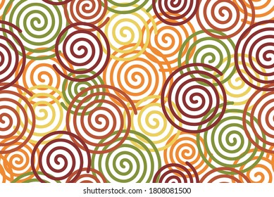 seamless colorful swirl pattern for wall paper, textile garment, wall tiles, gift pack print, paper print