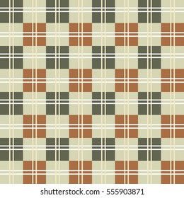 Seamless and colorful tartan pattern with stripes and squares as a background or for clothing purposes - Eps10 vector graphics and illustration