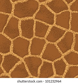 Seamless colorful textures of giraffe
