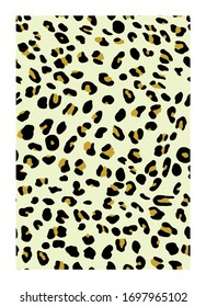 seamless colorful trendy leopard design vector