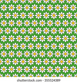 Seamless colorful vector background with decorative flowers