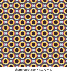 Seamless colorful wallpaper pattern. Abstract geometric vector background. Patterned paper for scrapbook albums.