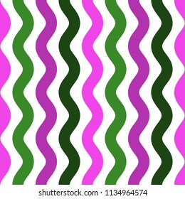 Seamless colorful wave pattern. Lines. Vector illustration