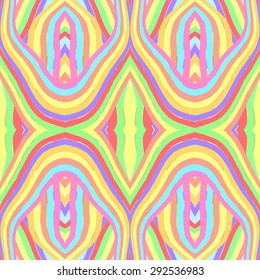Seamless colorful wave pattern. Lines. Vector illustration
