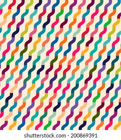 Seamless colorful waves for universal usage.