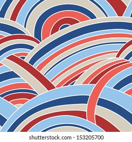 seamless colorful waves wallpaper background textile pattern