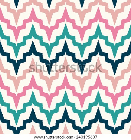 seamless colorful zig zag pattern