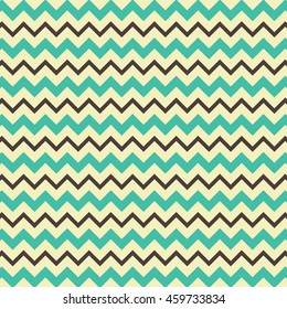 Seamless colorful zigzag chevron pattern background.