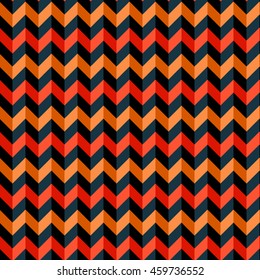 Seamless colorful zigzag chevron pattern background.