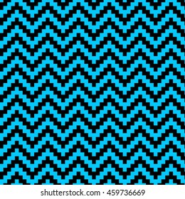 Seamless colorful zigzag chevron pattern background.