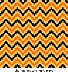 Seamless colorful zigzag chevron pattern background.