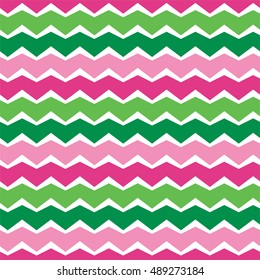 Seamless colorful zigzag chevron pattern background.