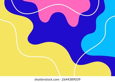 Seamless Colorfull Modern Editable Background for banner, flyer, poster and more