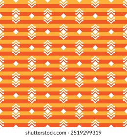 Nahtlose, farbenfrohe Vektortexturen, abstrakte geometrische Muster mit Dreieck-, Quadrat- und Kreisformen. Gestaltungselement für Textil, Druck, Stoff.