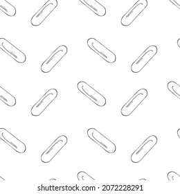 Seamless Coloring pattern. Cartoon medical drugs in hand draw style. Background for packaging, advertising