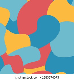 Seamless colors. Liquid pattern. Print for clothes. Patterns for packaging.