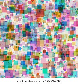 seamless with colors squares