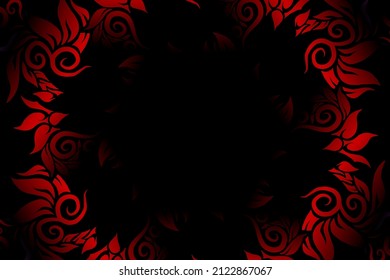 seamless colourful caleidoscope gradient flower art pattern of indonesian traditional tenun batik ethnic dayak ornament for wallpaper ads background sticker or clothing