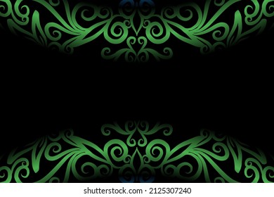 color sin fisuras caleidoscopio gradiente flor patrón de arte tradicional indonesio tenun batik étnico dayak adorno para papel pintado anuncios pegatina de fondo o ropa