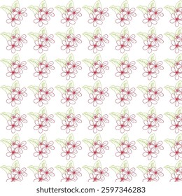 seamless colourful flower pattern design