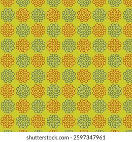 seamless colourful flower pattern design