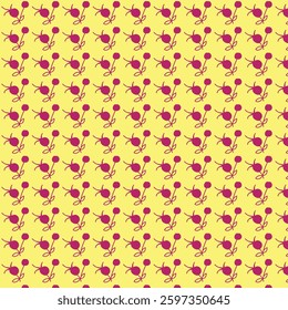 seamless colourful flower pattern design