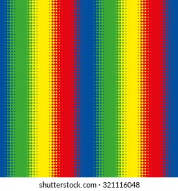 Seamless Colourful Halftone Pattern Stripe Background Wallpaper