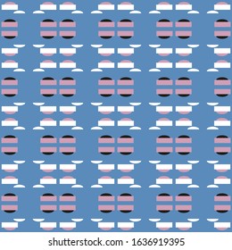 Seamless colourful pattern geometric backgrounds vector design