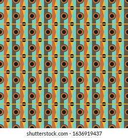 Seamless colourful pattern geometric backgrounds vector design