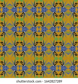 Seamless colourful pattern geometric backgrounds vector design