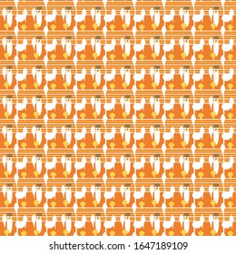 Seamless colourful pattern geometric backgrounds vector design