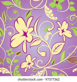seamless composition with a flower in a soft color scheme