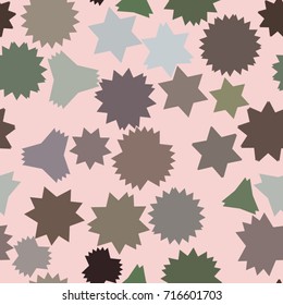 Seamless conceptual background, for web page, graphic design, catalog or texture. Pattern of star. Vector illustration graphic.