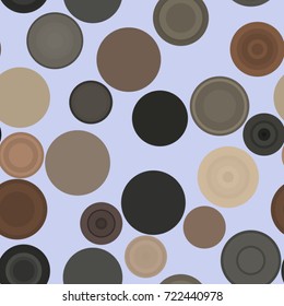 Seamless conceptual background, for web page, graphic design, catalog or texture. Pattern of circles, bubbles, sphere or ellipses. Vector illustration graphic.